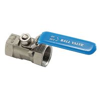 Ball valve NR1leverfor chemicalsthreaded