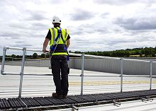 Steel handrail