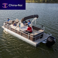 Outboard pontoon boat A'Lure 212tri-tubesport-fishing12-person max.