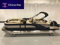 Outboard pontoon boat L23Qtri-tube13-person max.11-person max.