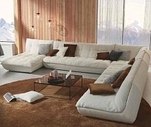 Modular sofa SOULMATEcontemporaryfabricwhite