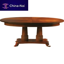 Biedermeier style table ART 5775 cherrywoodcherrywood baseround