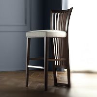 Contemporary bar chair ALLUSIONindoorfabricleather