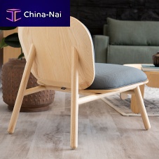 Contemporary fireside chair BLUME fabricoakash