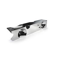 Original design bench Get Lost!polished stainless steelwithout backrestwithout armrests