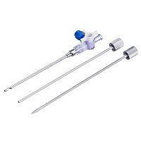 Laparoscopic trocar BOUTINsingle usewith sleevewith insufflation tap