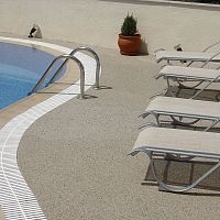 Epoxy resin flooring MARMOR FLOOR 804quartzpolyurethanefor outdoor use