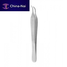 Diagnostic dental tweezers 2486curved