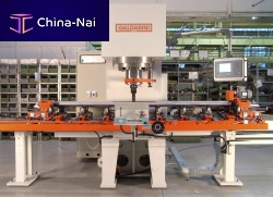 Metal part straightening machine automatic