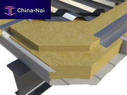 Steel roof system Cover Tray Plus sheet metalstone woolfree-standing