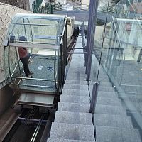 Inclined elevator electricfor urban areaspanoramic
