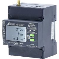 MID certified electric energy meter ENERGYMID LPWANthree-phaseDIN railModbus