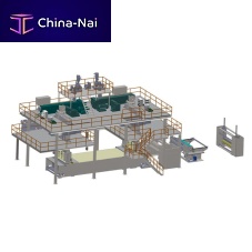 Non-woven production line JW seriesautomatichigh-speedPLC-controlled