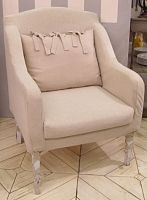 Traditional armchair BOUDOIR textile