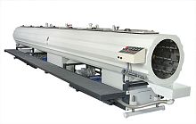 Extrusion calibration tank for pipevacuum