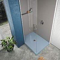 Rectangular shower base LGANCEabove floorrecessedraised