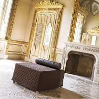 Contemporary ottoman Oscarfabricrectangularmodular