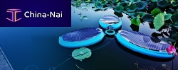 Marina cleaning marine robot solar powered