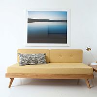 Modular sofa NIGHT COUCHbedScandinavian designfabric