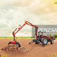 Forestry crane mobilearticulatedloading