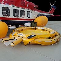 Helicopter life raft
