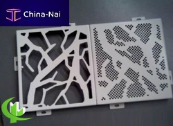 Panel cladding MCT-004aluminumperforatedmetal look