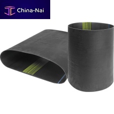 Ribbed power transmission belt PVrubberfor foodglass