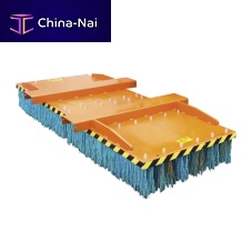 Industrial broom SI for forkliftfrontal push-blade