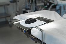 Operating table-mounted instrument tray 10-065stainless steel