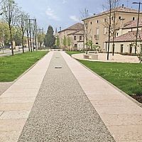 Concrete flooring ITALIANTERRAZZO®natural stonemarble dustfor outdoor use