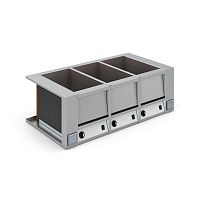 Kitchen counter THERMA DRYstainless steelmodular