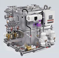 Wastewater treatment system Ecomotivefor shipsbiologicalvacuum