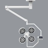 Ceiling-mounted surgical light LD4LED97with control panel