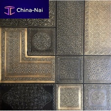 Wall decorative panel MOROCCAN COMBO GOLDcoverhigh-resistancemetal