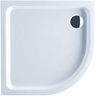 Corner shower base O.NOVO : UDA0906DEN4GVrecessedacrylic