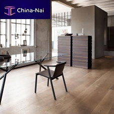 Contemporary chair BAI LUindoorleatherash