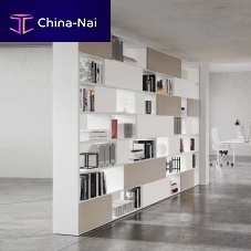 Free-standing bookcase SPACEmodularwall-mountedhigh