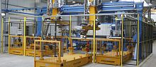 Automatic thermoformer in-line