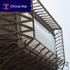 ETFE architectural membrane for facadetransparenttriple-layer