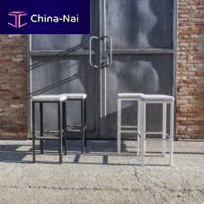 Contemporary bar stool TYPEaluminum baseupholsteredcommercial
