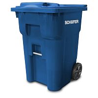 Plastic waste bin Q 2-wheel