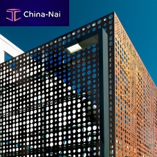 Metal solar shading TRAISENPARKfor facadeverticalperforated