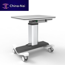 Electric ophthalmic instrument table T56on castersheight-adjustable