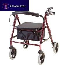 4-wheel rollator HQ426Laluminumwith seatwith basket