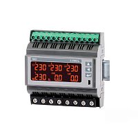 Three-phase power meter N43 DIN rail