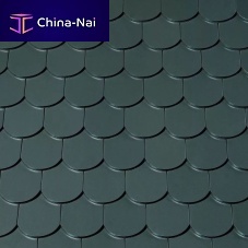 Bullnose roof tile BIBERplainlargeclay