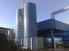 Cement silo bulkfoodsawdust