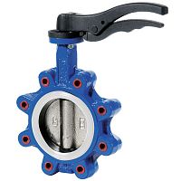 Butterfly valve L9 seriesleverwith handwheelpneumatic