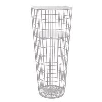 Contemporary high bar table ironwireglass