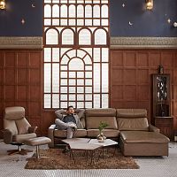 Modular sofa LUNENOcornercontemporaryfabric